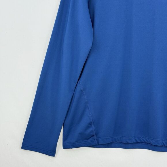 Mens Champion Double Dry Size XL Athletic Navy Blue Shirt Long Sleeves - Picture 13 of 16